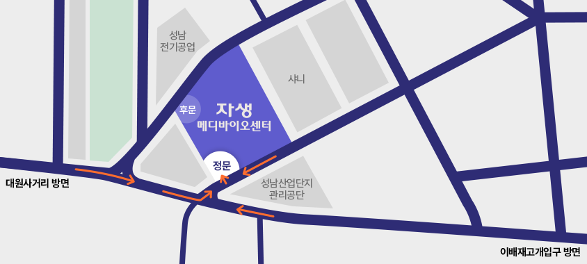 자생메디바이오센터 지도 사진